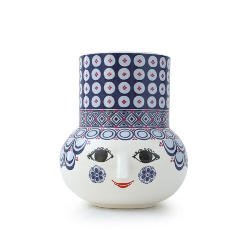 Bjornwiinblad-olga-flower vase blue