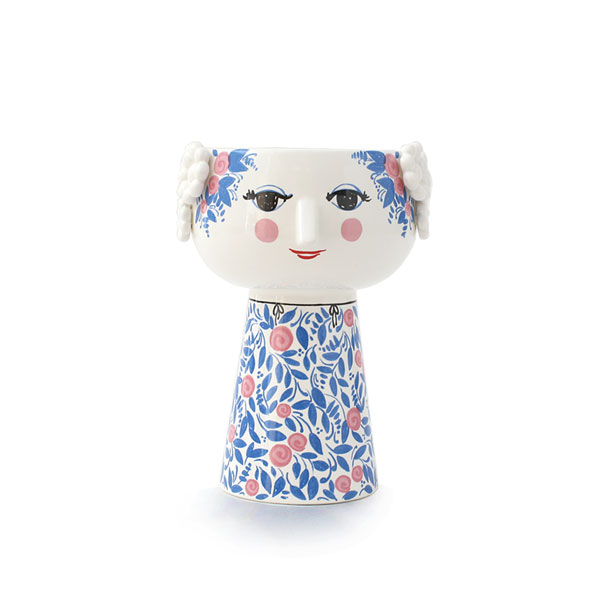 Bjornwiinblad-Eva-flower vase blue/rose