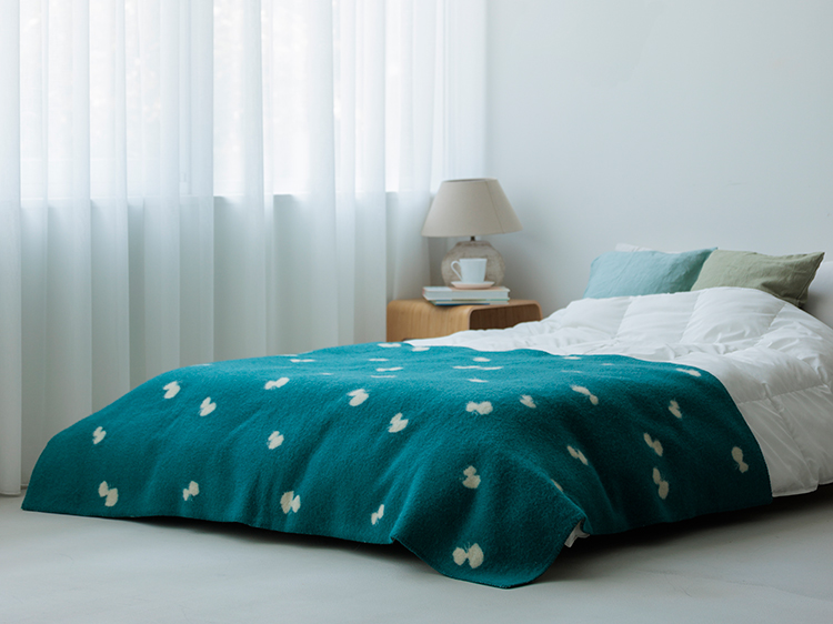 klippanミナペルホネンCHOUCHOブルーグリーン