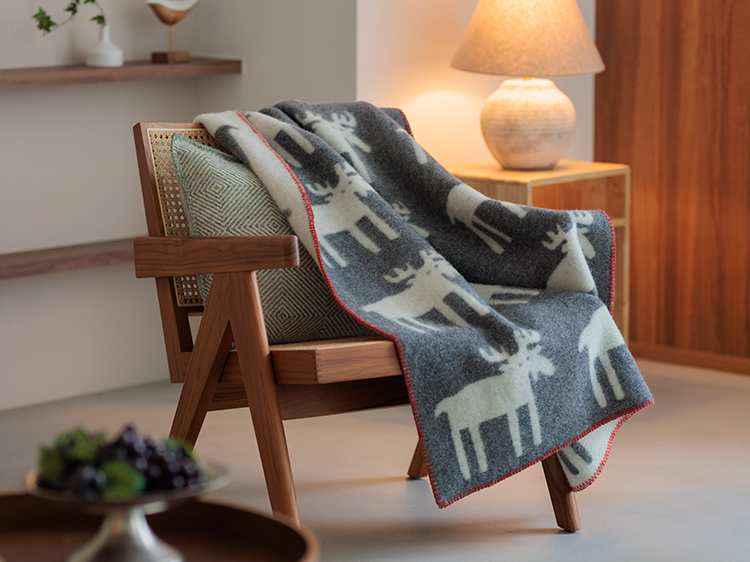 ムース KLIPPAN ブランケット